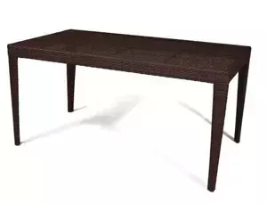 Dimenza Zahradní jídelní stůl Dallas 150x80 cm - hnědý