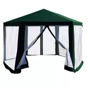 Tempo Kondela Stanový altán do zahrady RINGE TYP 1 3,9x2,5x3,9m - zelená / bílá