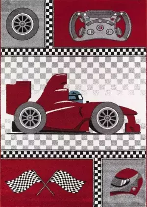 Ayyildiz Dětský kusový koberec Kids 460 – červená Formule 1 80x150 cm