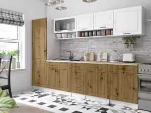 Falco Kuchyňská linka Brigita 300 bílá/artisan MAT