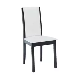Tempo Kondela Jídelní židle Venis NEW - wenge / ekokůže bílá