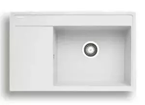 Casarredo Pyragranitový dřez CAMEA 1B 1D RH (79x50) snow