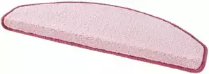 Hanse Home Sada 15 ks nášlapů na schody: Fancy 103010 růžová 23x65 půlkruh (rozměr včetně ohybu), sada 15 ks