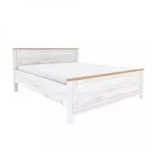 Tempo Kondela Postel Z2 SUDBURY, 160x200, dub craft zlatý / dub craft bílý