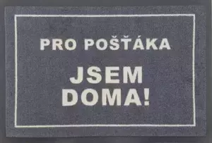 ATAN Rohožka pro pošťáka - jsem doma 40x60 cm