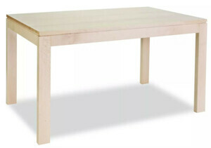 MIKO Jídelní stůl CALLISTO BUK, dýha - rozkládací 140x85/+45 cm