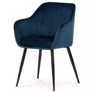 Autronic Jídelní židle PIKA BLUE4, modrá