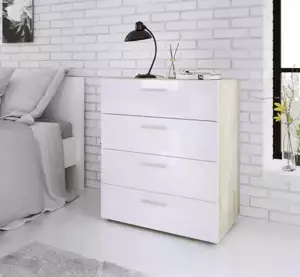Falco Komoda Pedro 501 oak/bílý lesk