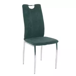 Tempo Kondela Jídelní židle OLIVA NEW - azurová látka / chrom