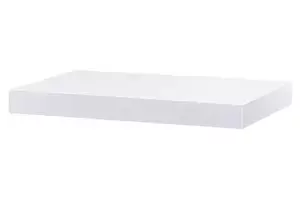 Autronic Nástěnná polička 40 cm P-023 WT - bílá s vysokým leskem