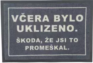 ATAN Rohožka Včera bylo uklizeno 40x60 cm