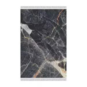 Tempo Kondela Koberec RENOX TYP 1, 80x200 - vzor černý mramor