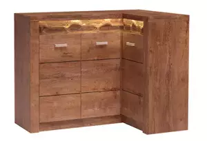Casarredo Rohová komoda pravá INDIANAPOLIS I-15 jasan světlý