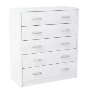 Casarredo Komoda AGNES/HIT 5S bílá
