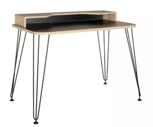 Casarredo Pracovní stůl BRAYDEN 3 12.66 černá/dub sonoma