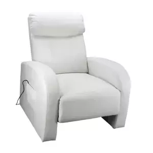 Idea Masážní křeslo TOLEDO krémově bílé K70
