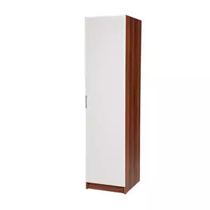 Idea Skříň ESO 1dveřová 61510 ořech/bílá (bez nástavce)