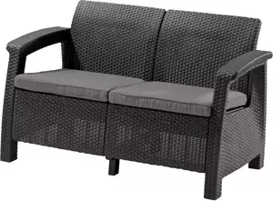 Keter Dvojsedák CORFU LOVE SEAT - antracit