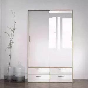 Falco Skříň Lincoln 321 oak/bílý lesk