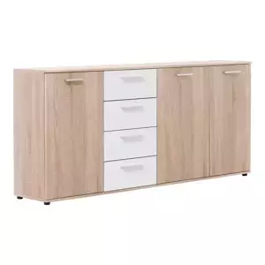 Idea Komoda LUND 52 - dub sonoma/bílá