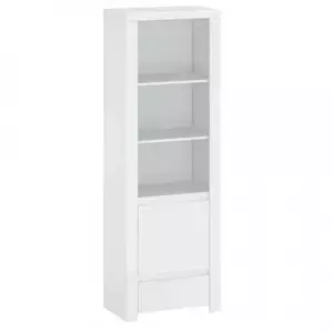 Tempo Kondela Regál LINDY 1D1S - bílá