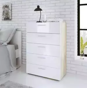Falco Komoda Pedro 508 oak/bílý lesk