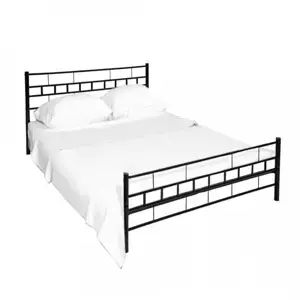 Tempo Kondela Černá postel TAJGI 90x200
