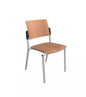 Alba Konferenční židle Square dřevěná