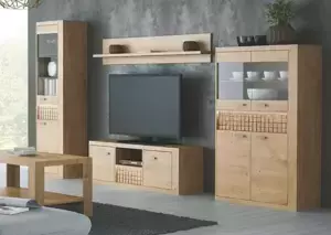 Casarredo Obývací sestava NATURAL (4+5+11+12) dub ribbeck/kostka