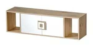 Casarredo Závěsná police NIKO 12 dub jasný/bílá