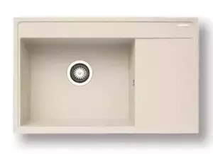 Casarredo Pyragranitový dřez CAMEA 1B 1D LH (79x50) vanilla