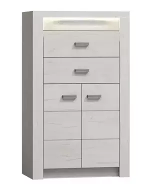 Casarredo Komoda INDIANAPOLIS I-6 jasan bílý