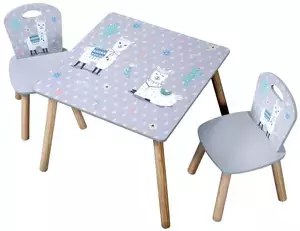 Kesper Dětský stůl s židlemi Lama DSKE0701