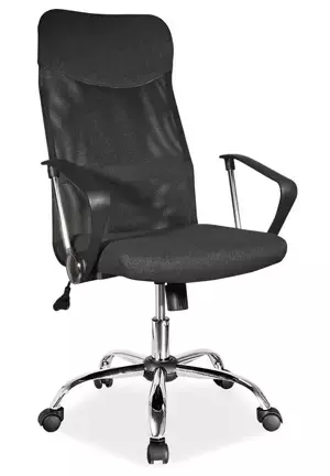 Casarredo Kancelářská židle Q-025 černá látka