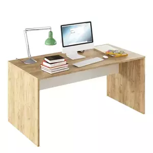 Tempo Kondela Psací stůl RIOMA TYP 16 - dub artisan/bílá