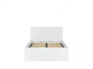 BRW Postel TETRIX s roštem LOZ/120/B, bílý lesk