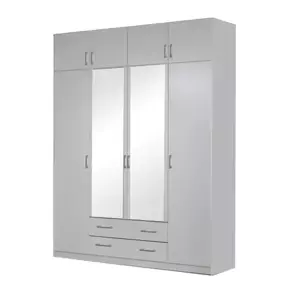 Idea Skříň ESO 4dveřová 21540 bílá (bez nástavce)