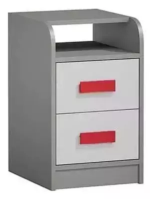 Casarredo Kontejner k prac. stolu GYT 9 antracit/bílá/červená