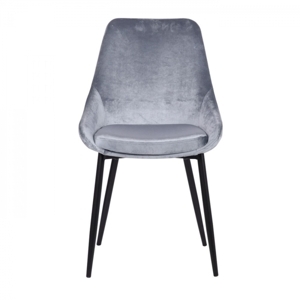 KARE Design Šedá čalouněná jídelní židle East Side