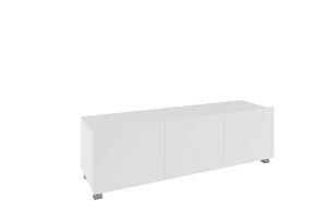 Expedo TV stolek BRINICA 150, 150x37x43, bílá/bílý lesk