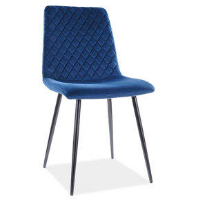 Židle IRYS VELVET Barva: Bluvel 86 / granátová modrá