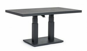BIZZOTTO Zahradní stůl TRUMAN 140x85 cm antracit 0663156