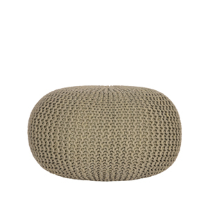 LABEL51 pletený puf GEBREID olivová L Color: Olive green SH-24.061