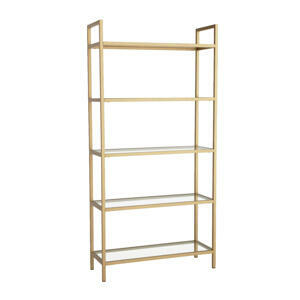 KALUNE DESIGN Kovová knihovna GLAMP zlatá 552NOS1304