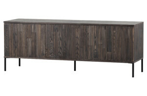 WOOD TV stolek NEW GRAVURE tmavě hnědý 373473-E