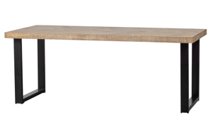 WOOOD Jídelní stůl TABLO herringbone 180x90 cm nohy U 375908-U
