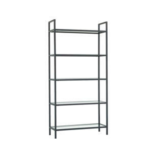 KALUNE DESIGN Kovová knihovna GLAMP černá 552NOS1303