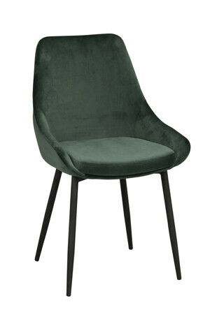 ROWICO Sametová jídelní židle SIERRA zelená 110397