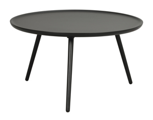 ROWICO Dřevěný konferenční stolek DAISY černý 80 cm 111834