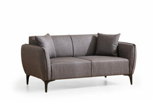 Hanah Home Dvoumístná pohovka BELISSIMO šedá 180 cm 560ARE1531